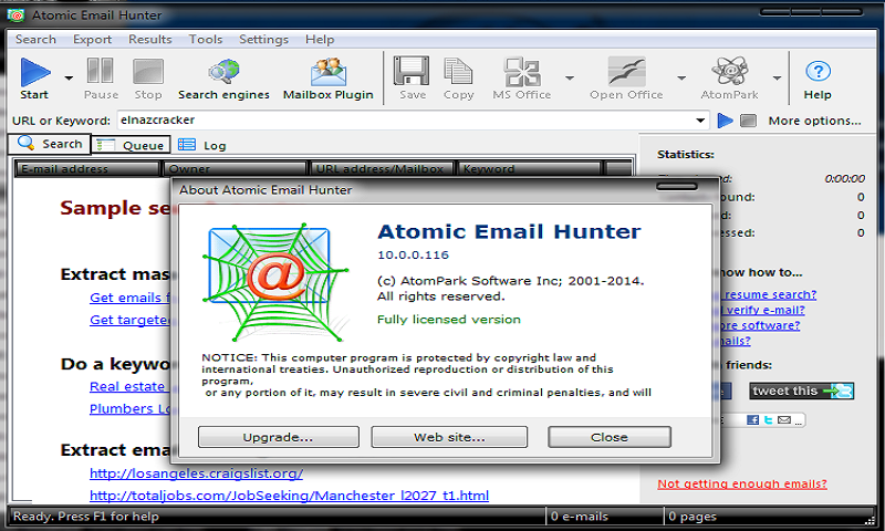 atomic email hunter 7.0